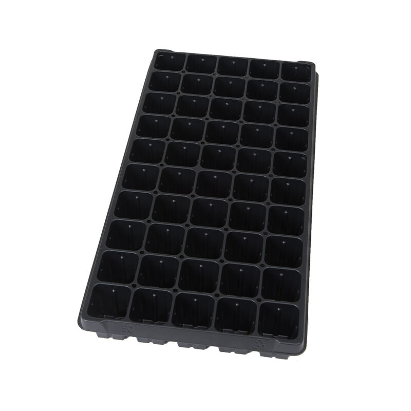 Garden Supplies Plug Flat Cell Black 11 inches wide x 21 inches long, 50 Cells per Flat