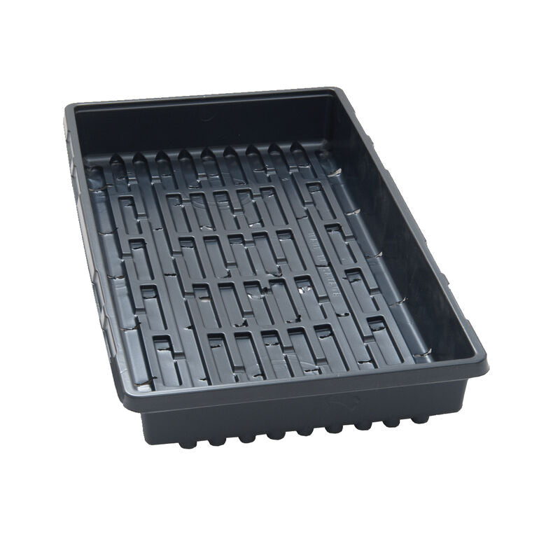 Garden Supplies Tray Black 11  x 21,  Known as 1020 Tray with Drainage