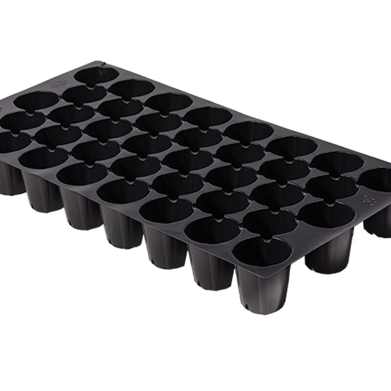 Garden Supplies Plug Flat Cell Black 11 inches wide x 21 inches long, 38 Cells per Flat