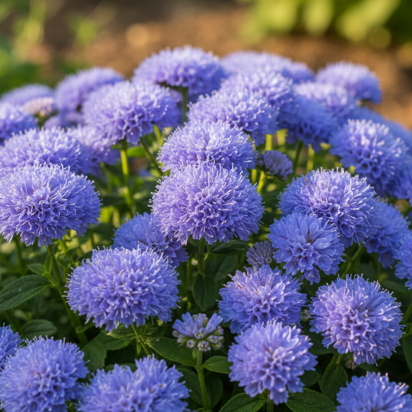 Flower Ageratum Dondo Blue 200 Non-GMO, Heirloom Seeds – David's Garden  Seeds®