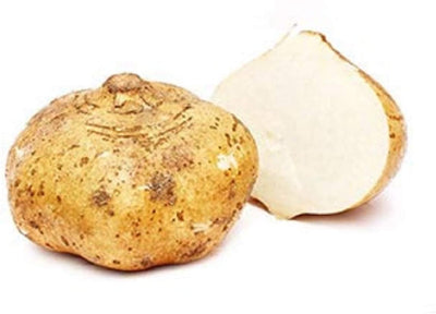 Jicama is a root vegetable that is a sweet delight. This does not in any way, shape, or form taste like a turnip and it does not have the mushy texture that a turnip has. Pull it up, wash it, peel it, and slice it thin. It is delicious and makes a great snack as is or in a salad.