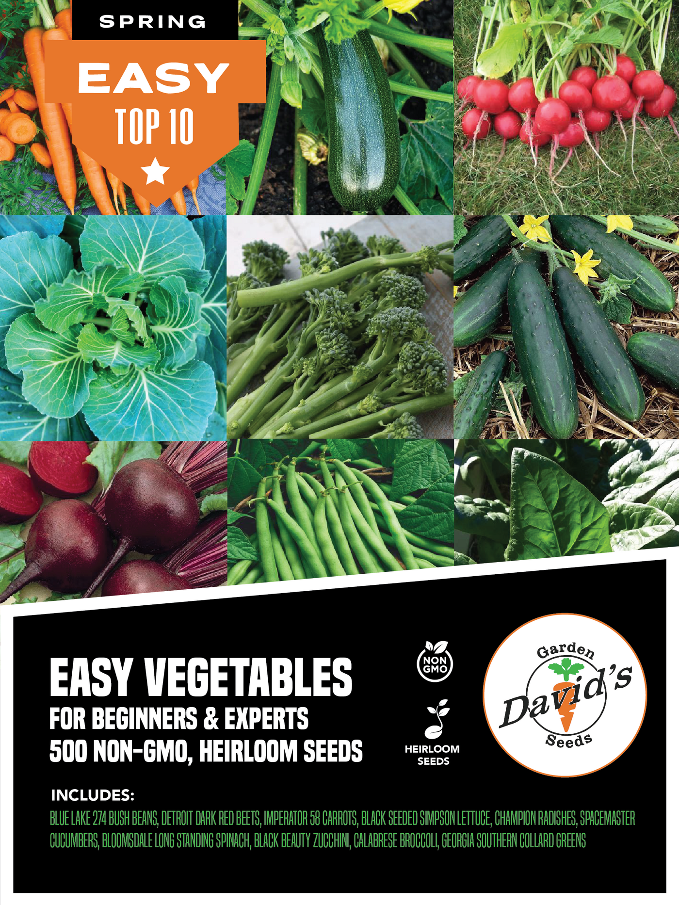 Easiest Vegetables to Grow a garden from seed can be a fun and rewarding experience, especially when you begin with easy-to-grow vegetables.  These beginner-friendly vegetables will help you enjoy success right from the start!  