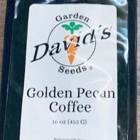 Now David's Garden Seeds® has their own blends of pecan coffees that come in one pound bags of whole beans. Yes, you will need a coffee grinder but it is so worth it when you grind your own beans fresh each morning. Your kitchen will smell heavenly with the aroma of pecan and coffee beans.