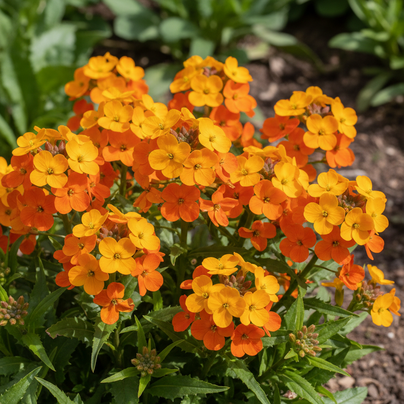 Flower Wallflower Siberian 500 Non-GMO, Heirloom Seeds – David's