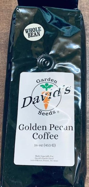 Now David's Garden Seeds® has their own blends of pecan coffees that come in one pound bags of whole beans. Yes, you will need a coffee grinder but it is so worth it when you grind your own beans fresh each morning. Your kitchen will smell heavenly with the aroma of pecan and coffee beans.