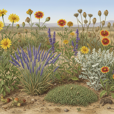 horned lizard habitat seed mix plants