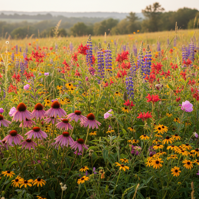 image with american native flowers